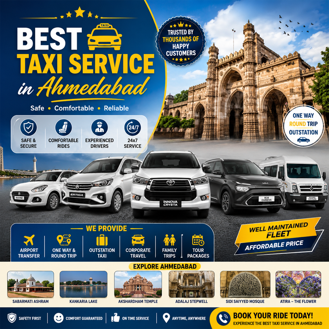 Taxi service in Ahmedabad